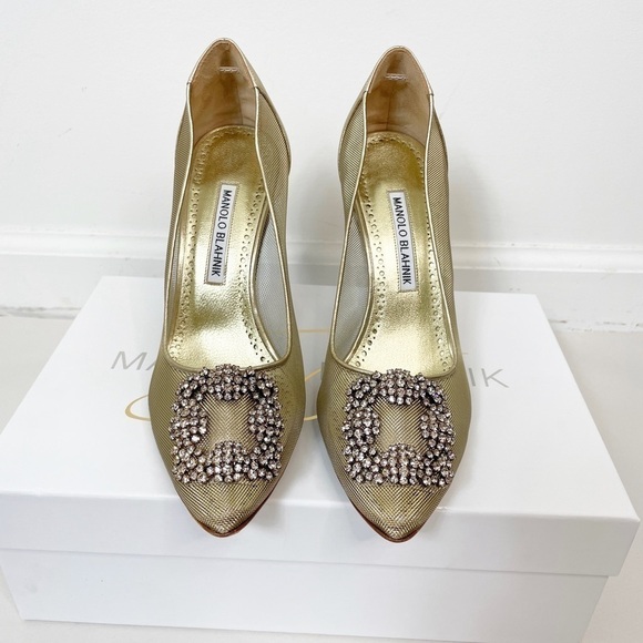 Manolo Blahnik 50th Anniversary Hangisi Collection Heels - Picture 5 of 12